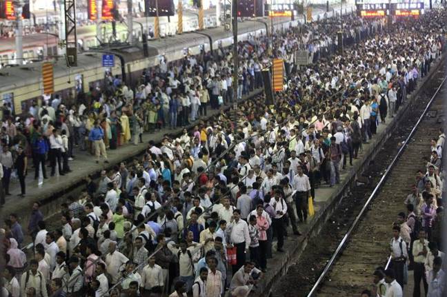 Mumbai Local Rush